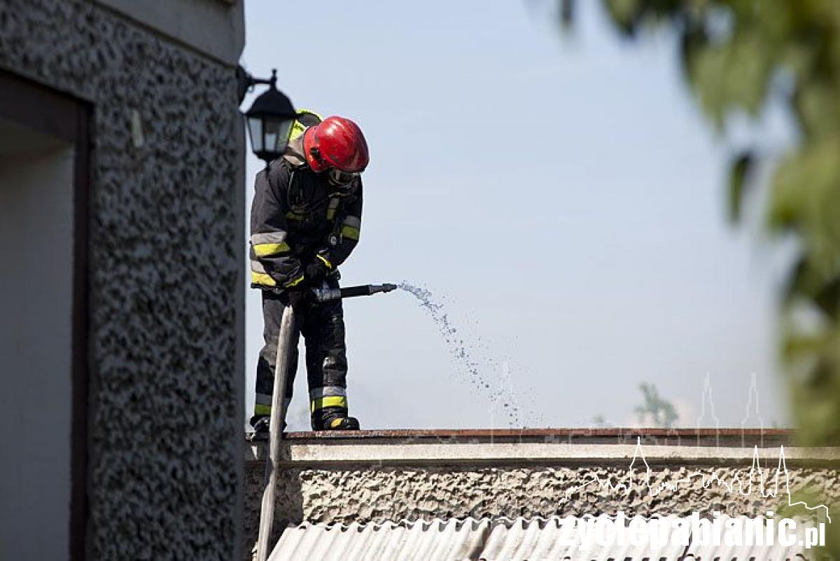 Pożar. Ale się dymiło!