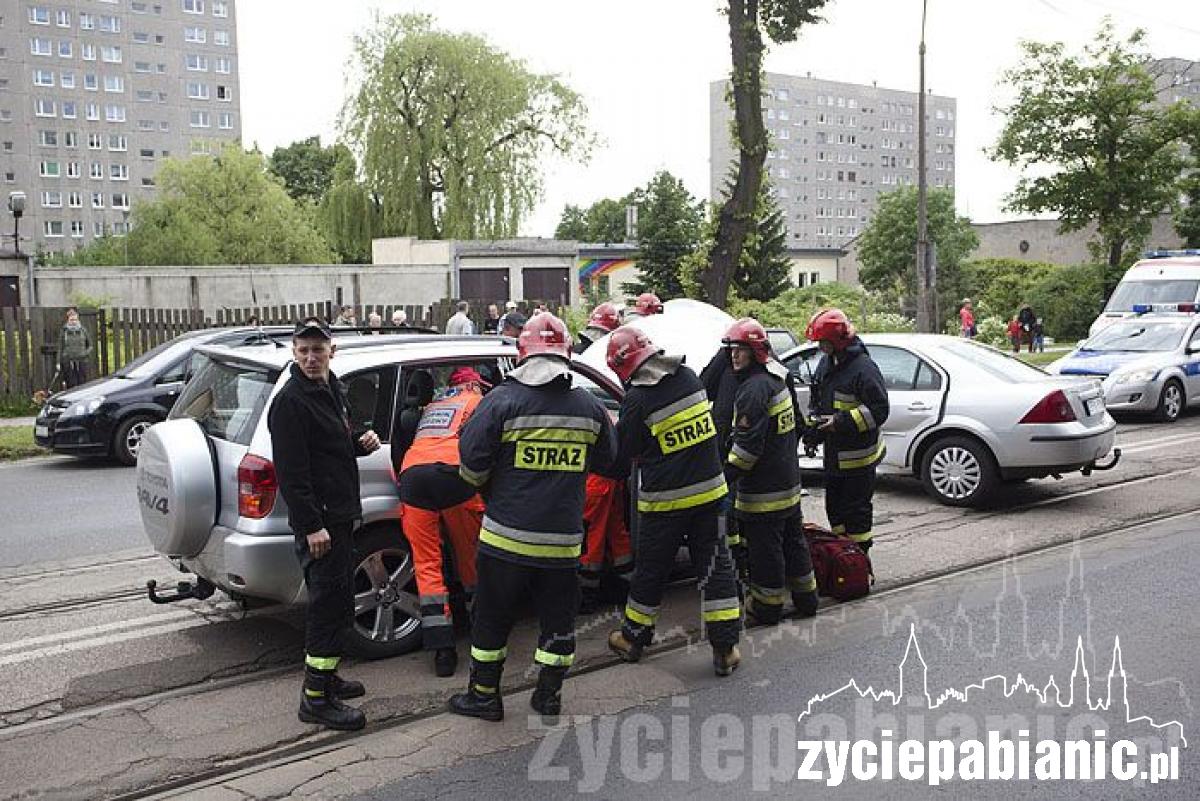 Wypadek na torowisku