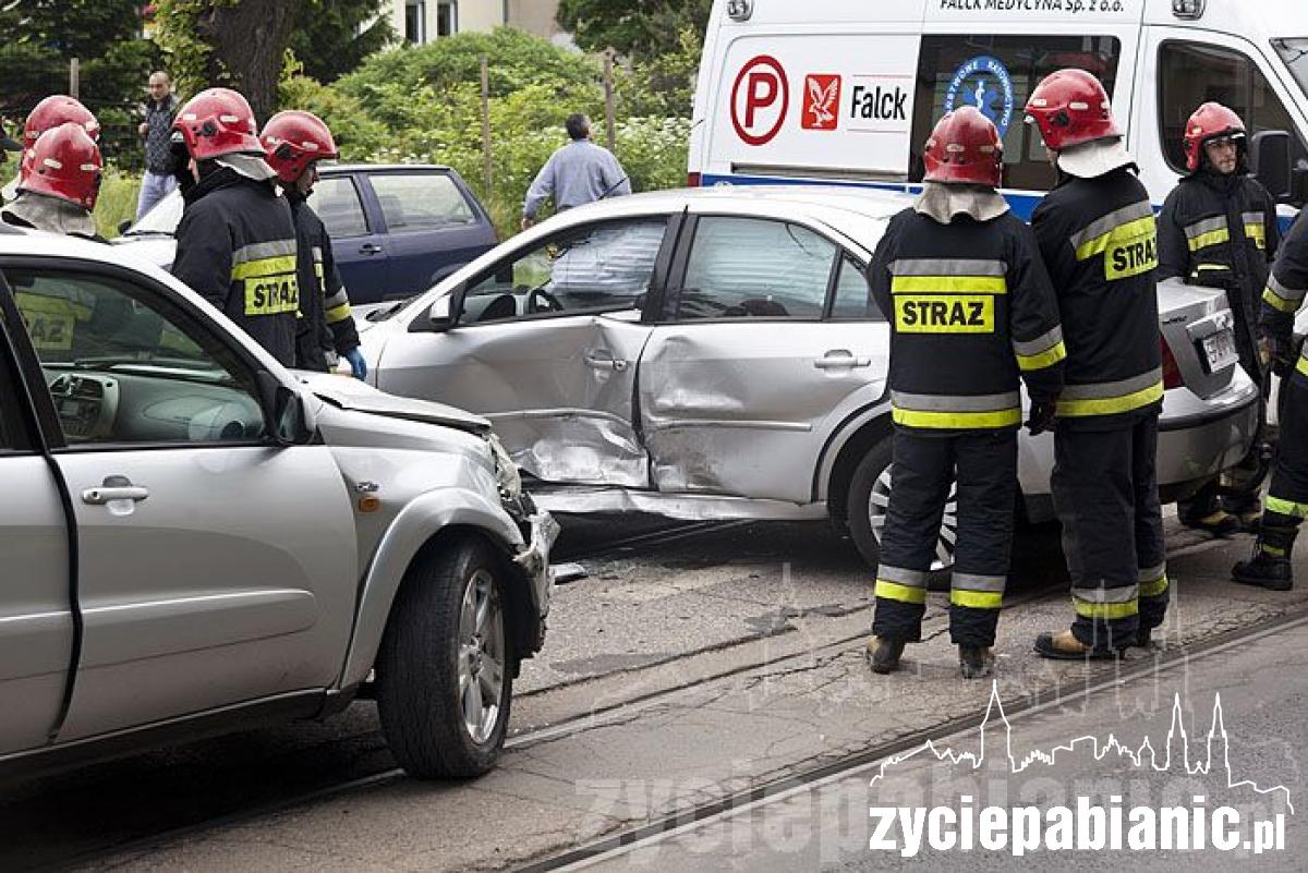 Wypadek na torowisku