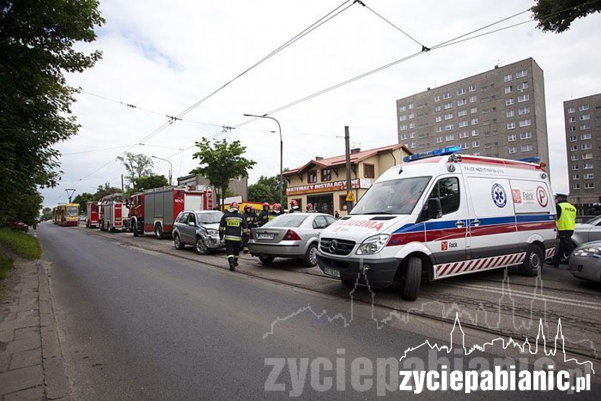 Wypadek na torowisku