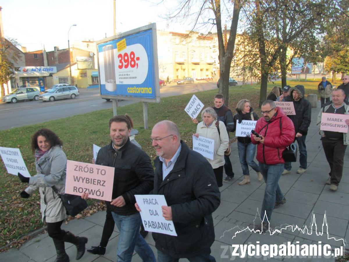 Marsz na rzecz nowych miejsc pracy