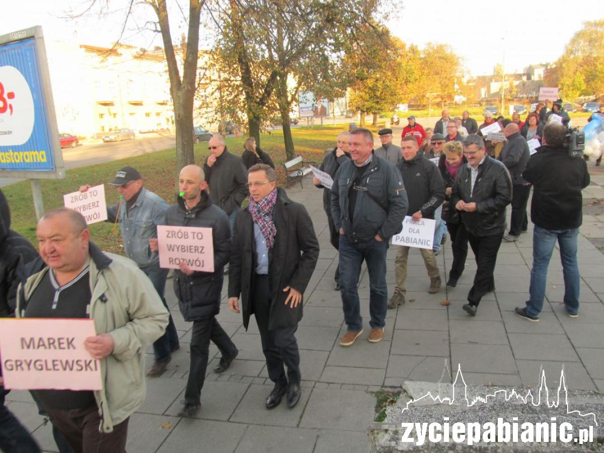 Marsz na rzecz nowych miejsc pracy