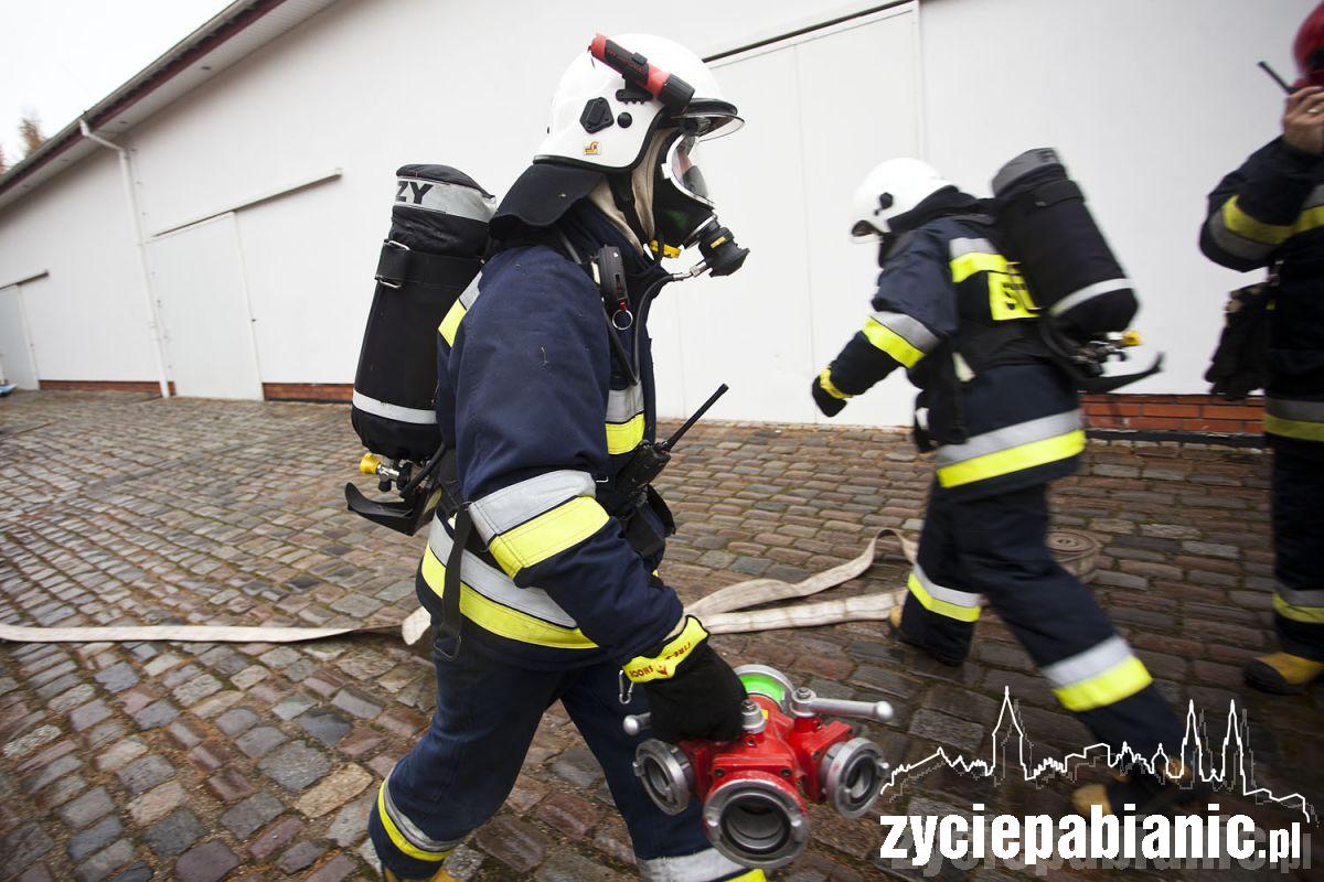 Pożar w zakładzie