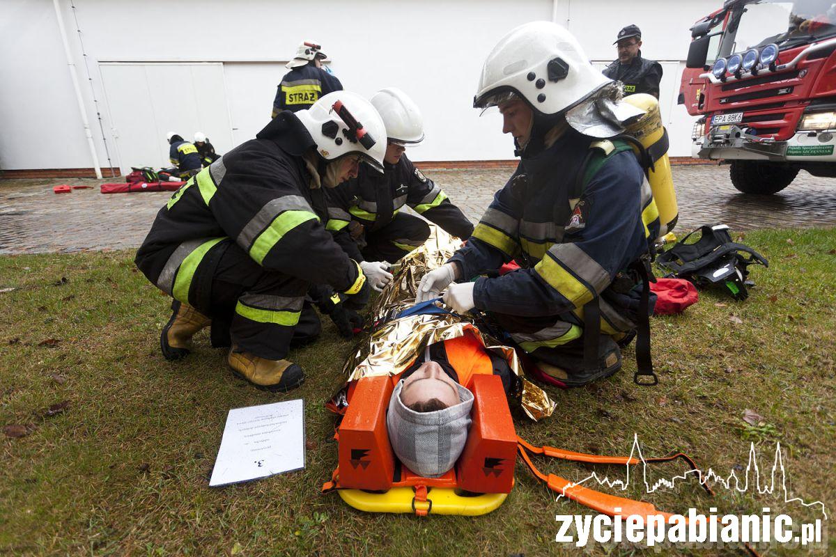 Pożar w zakładzie