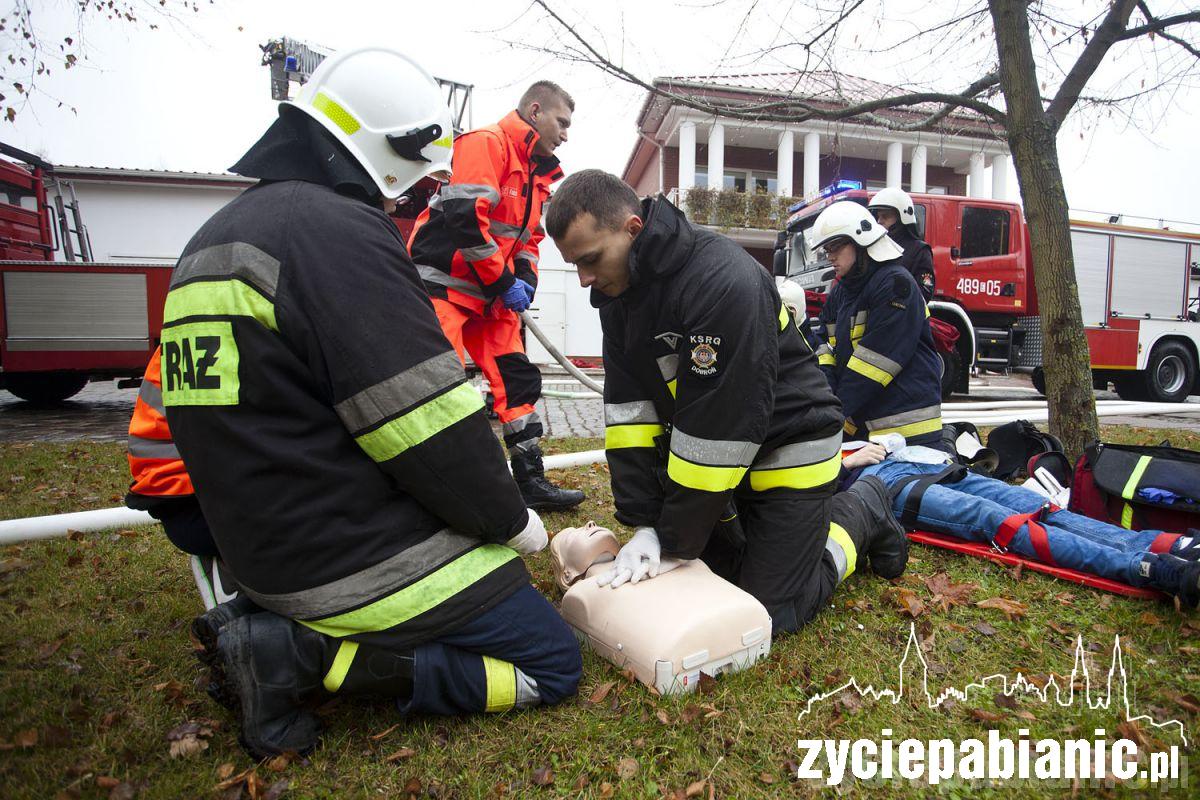 Pożar w zakładzie