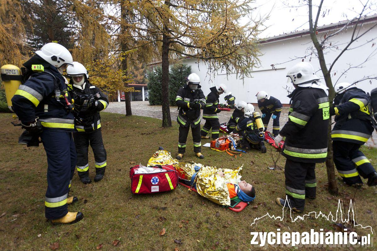 Pożar w zakładzie