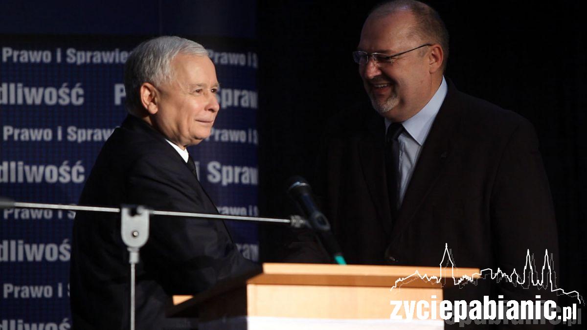 Jarosław Kaczyński w Pabianicach