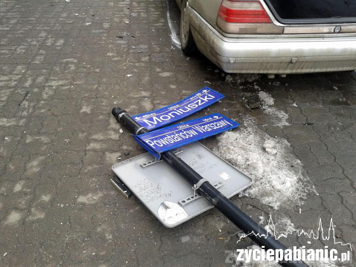 Wypadek na Moniuszki