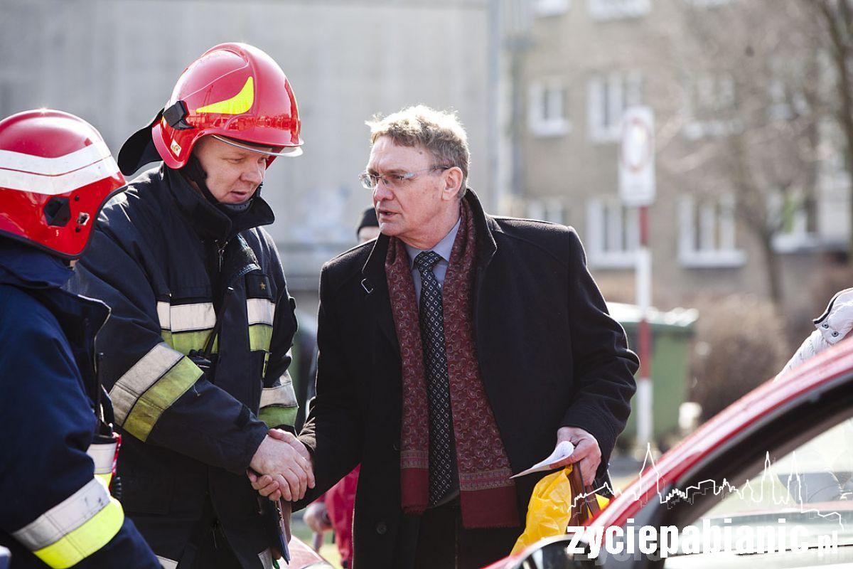 Żona starosty wjechała w tramwaj