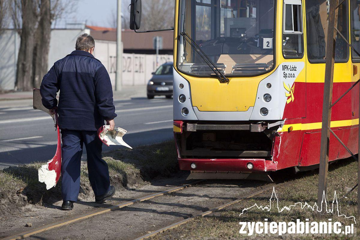 Żona starosty wjechała w tramwaj