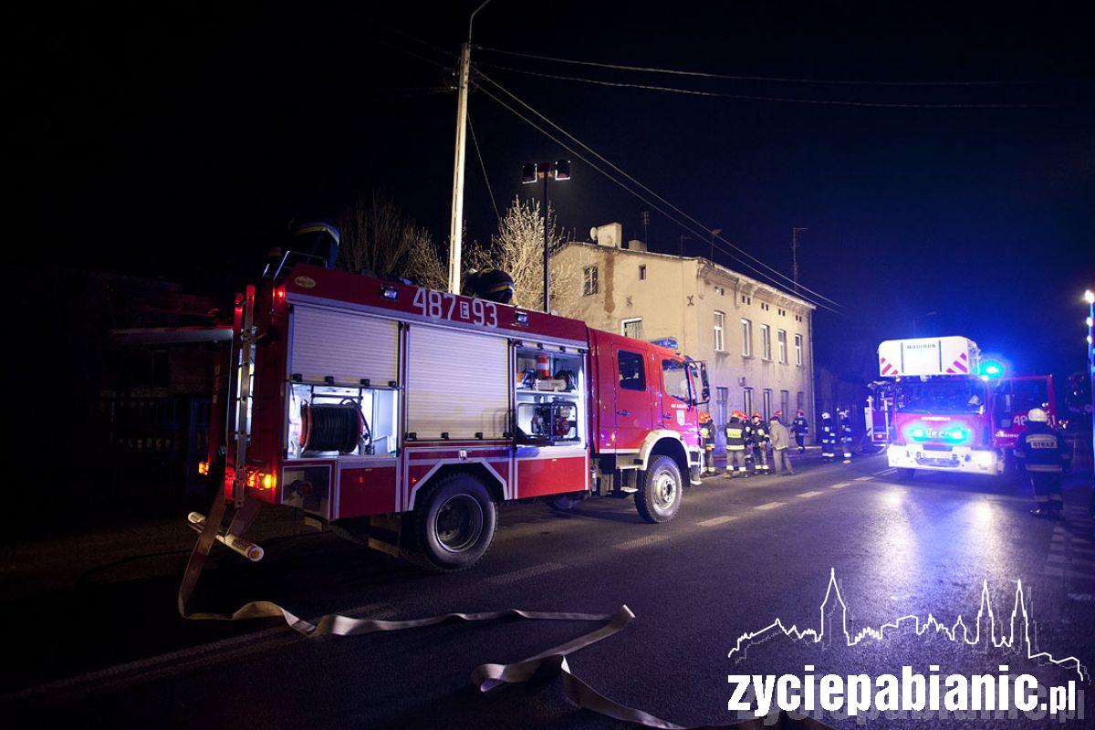Pożar kamienicy na Partyzanckiej