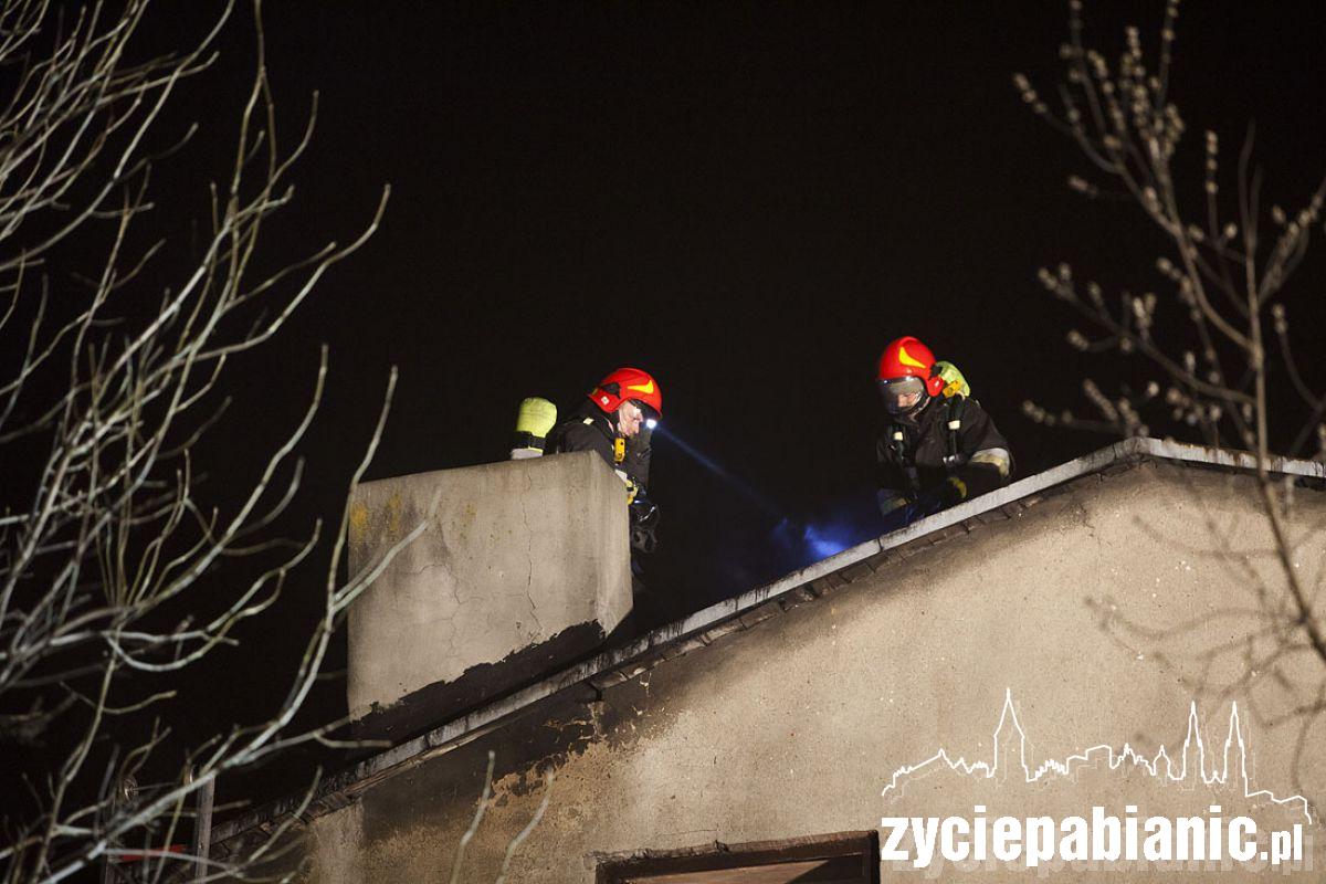 Pożar kamienicy na Partyzanckiej