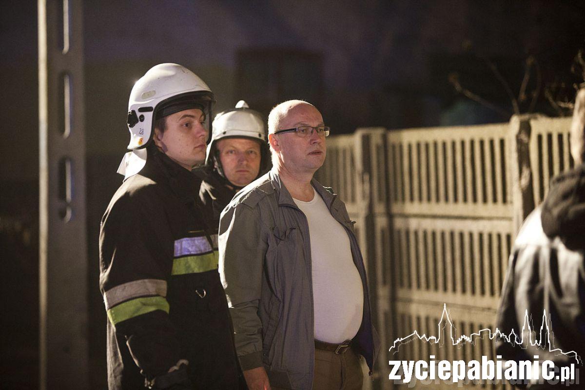 Pożar kamienicy na Partyzanckiej