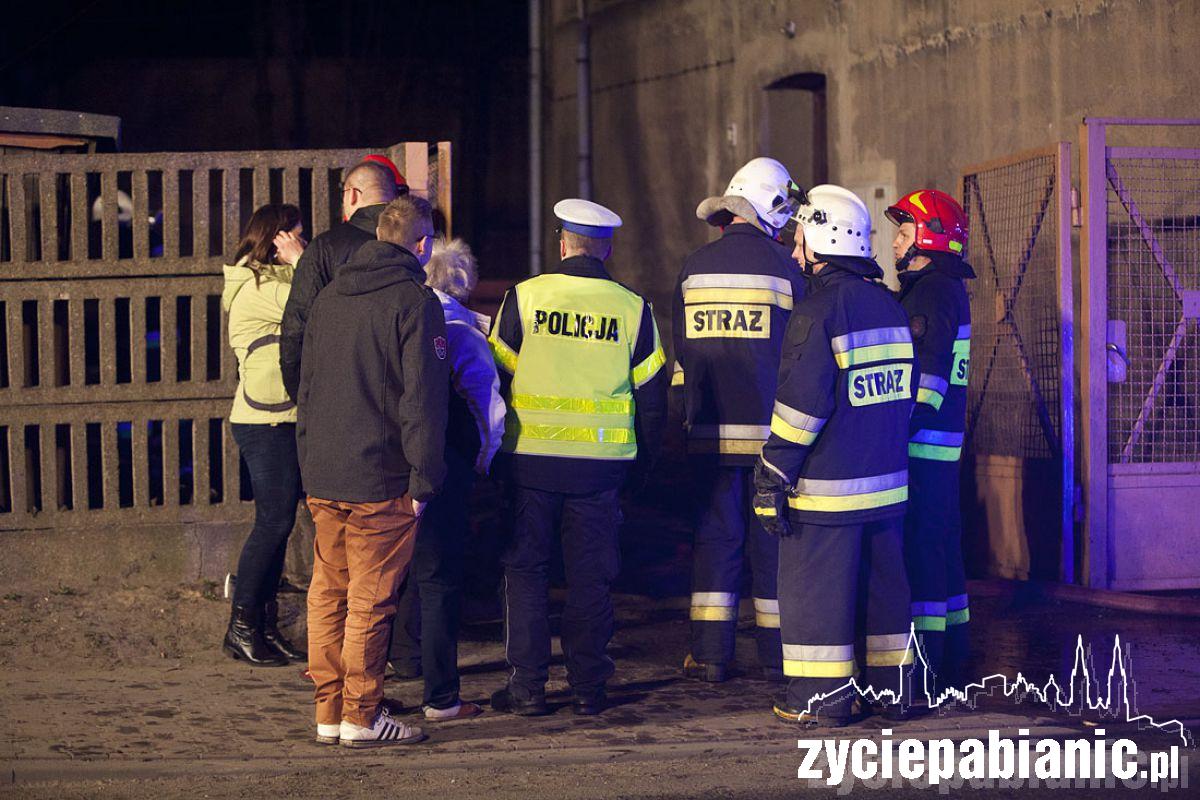 Pożar kamienicy na Partyzanckiej
