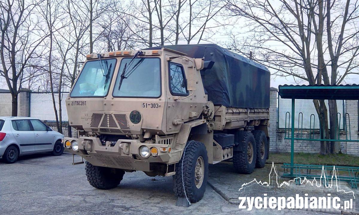 Amerykańscy żołnierze w Pabianicach