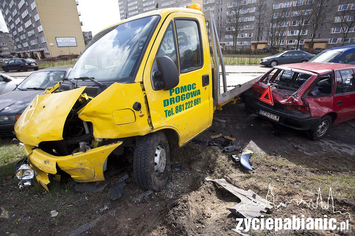Uderzyła w latarnię