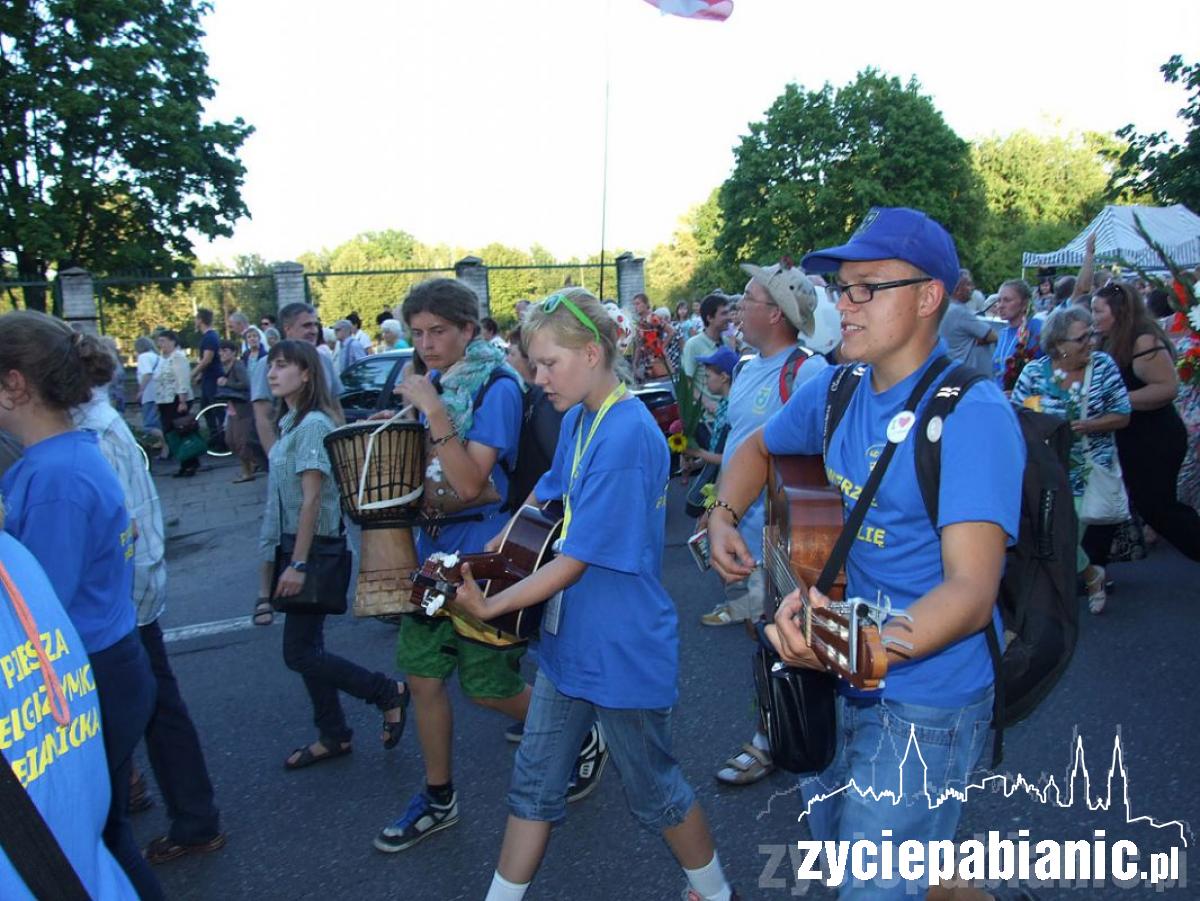 Tłumy witały pielgrzymów