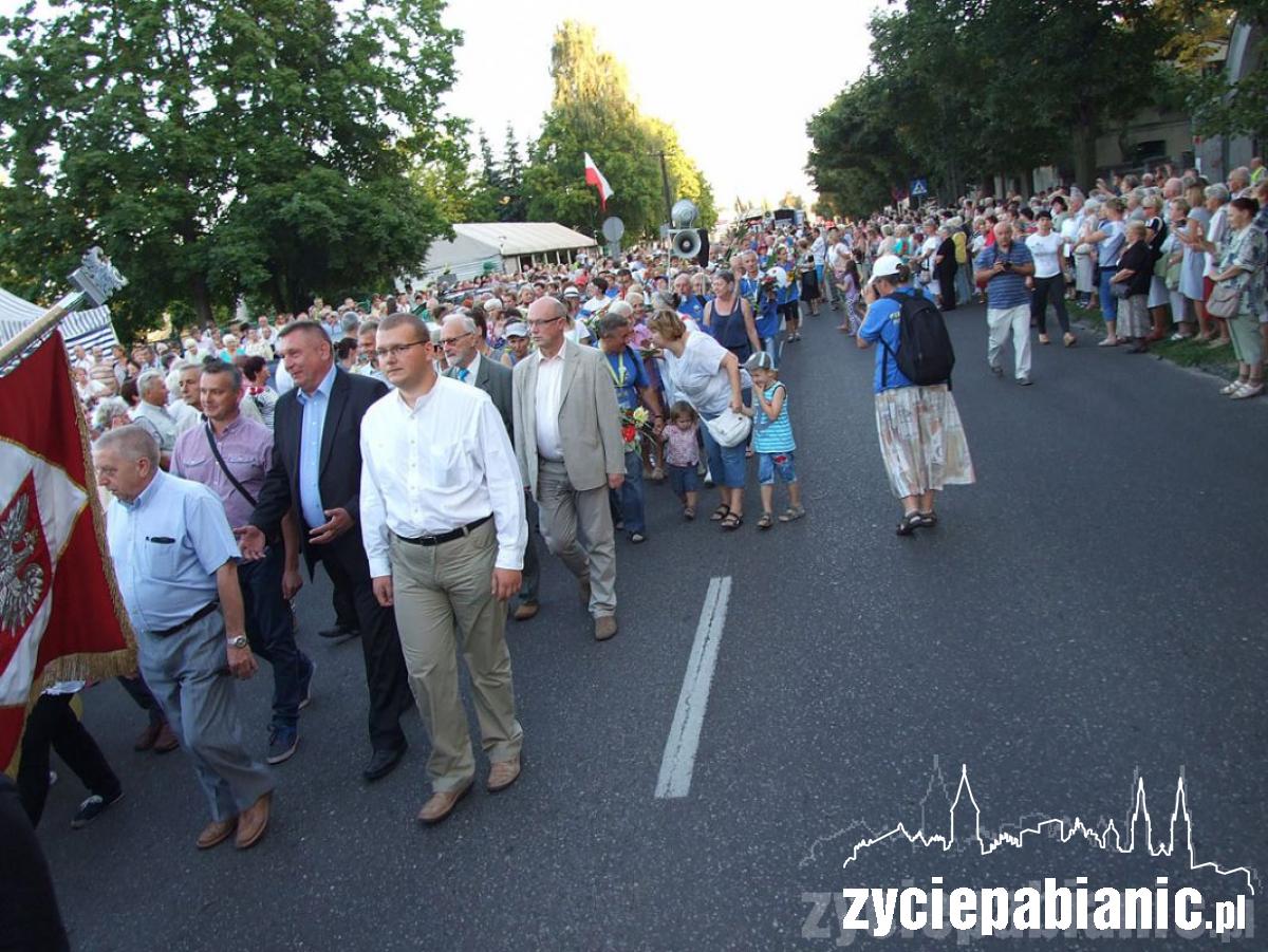 Tłumy witały pielgrzymów