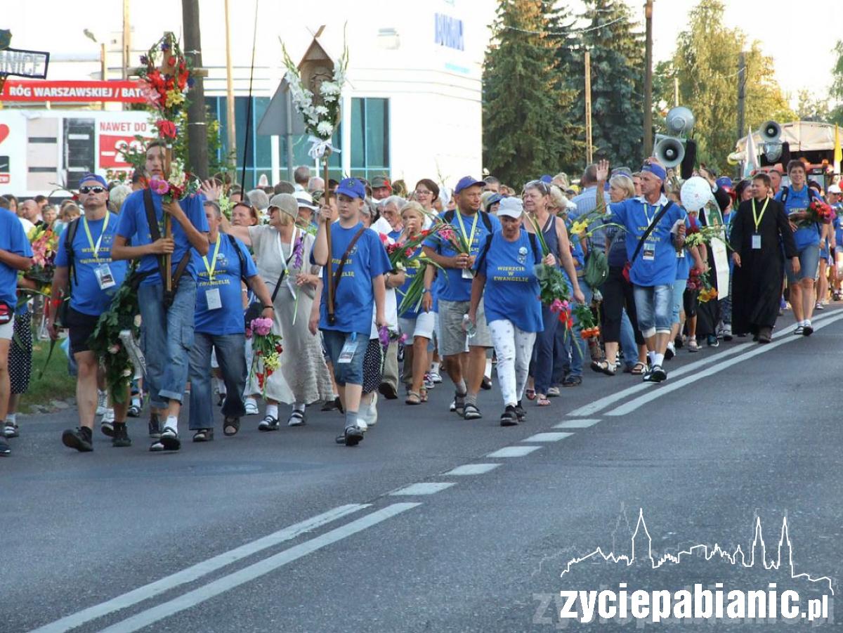 Tłumy witały pielgrzymów