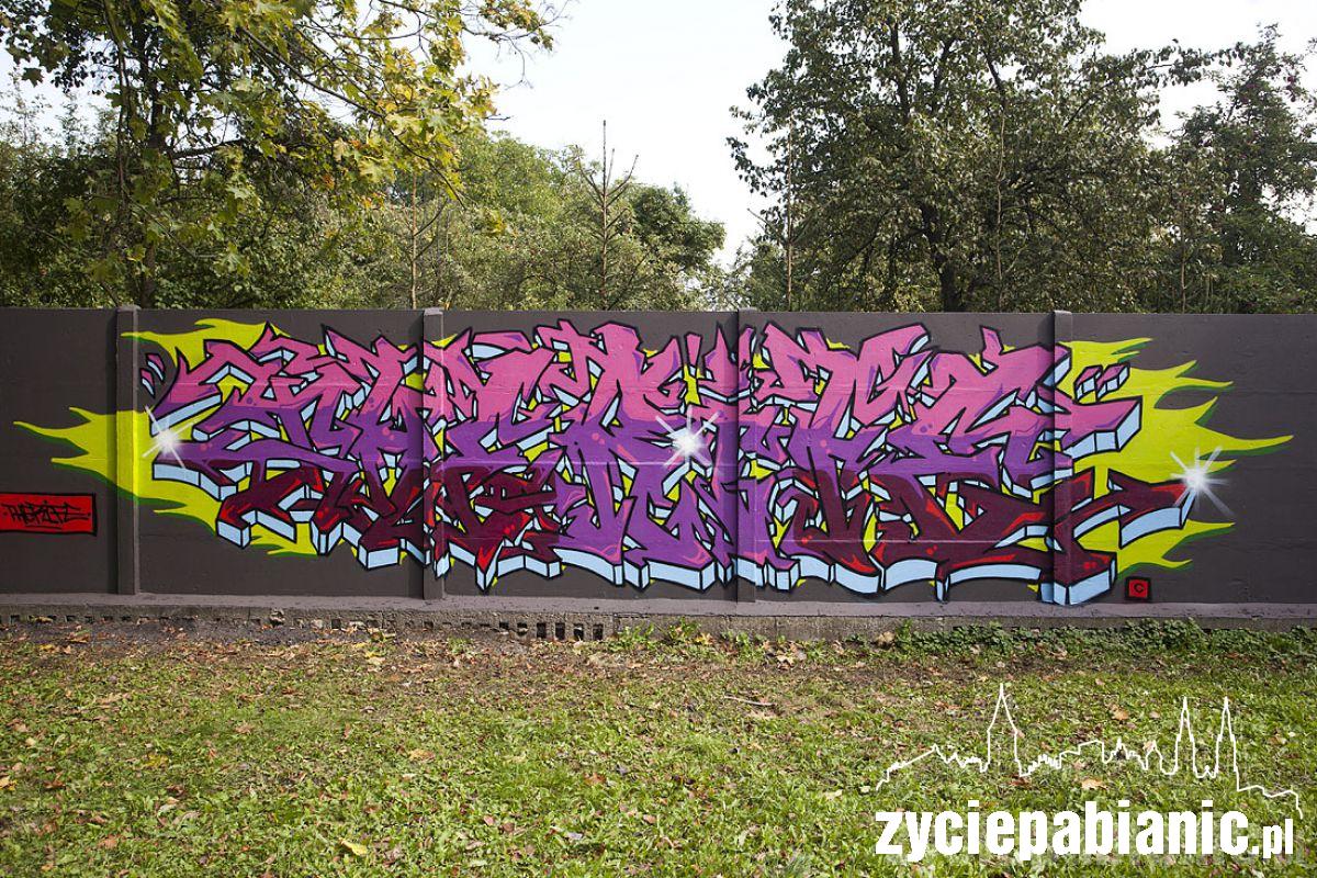 Graffiti na bulwarach