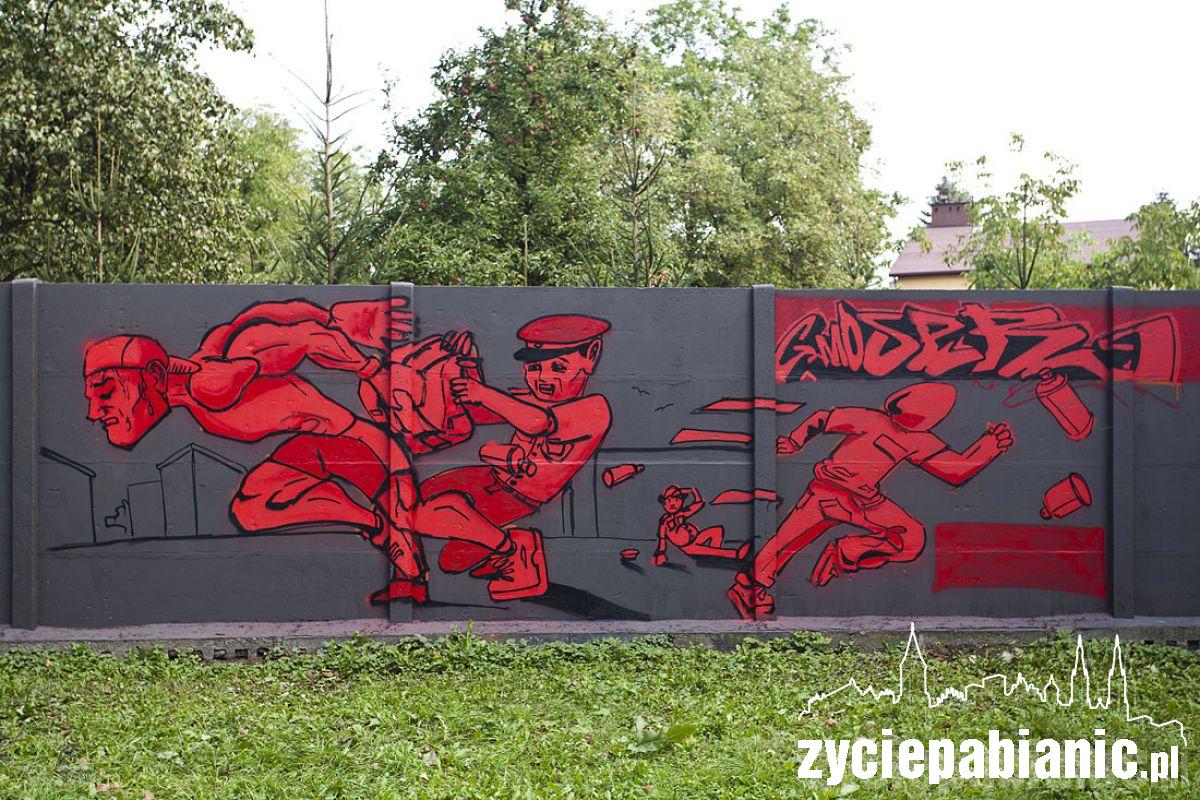 Graffiti na bulwarach