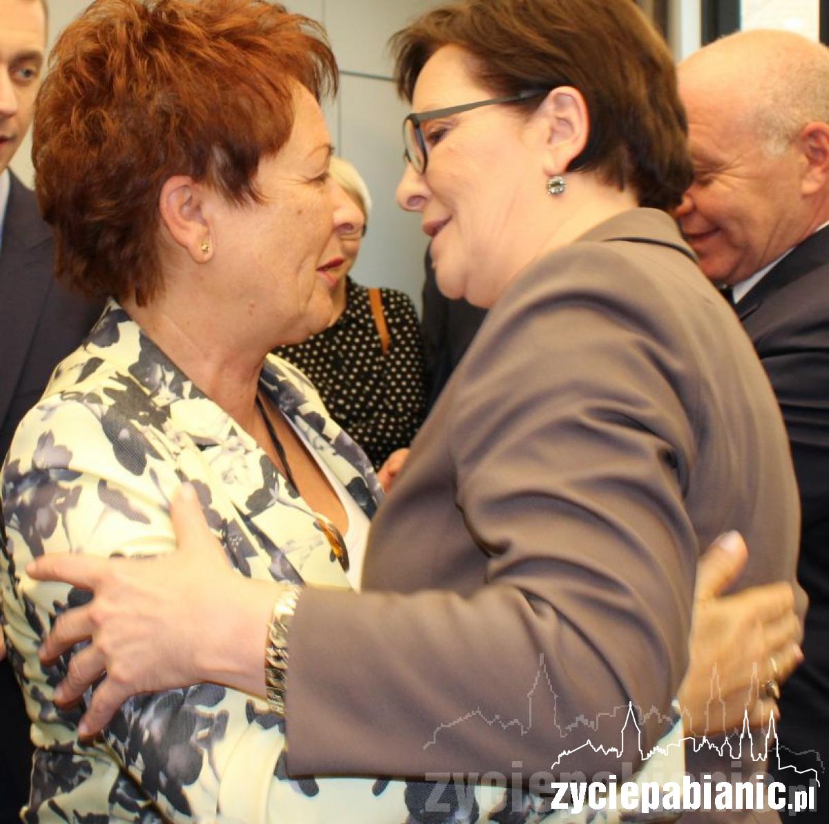 Pani premier zjadła lunch w Fabryce Wełny