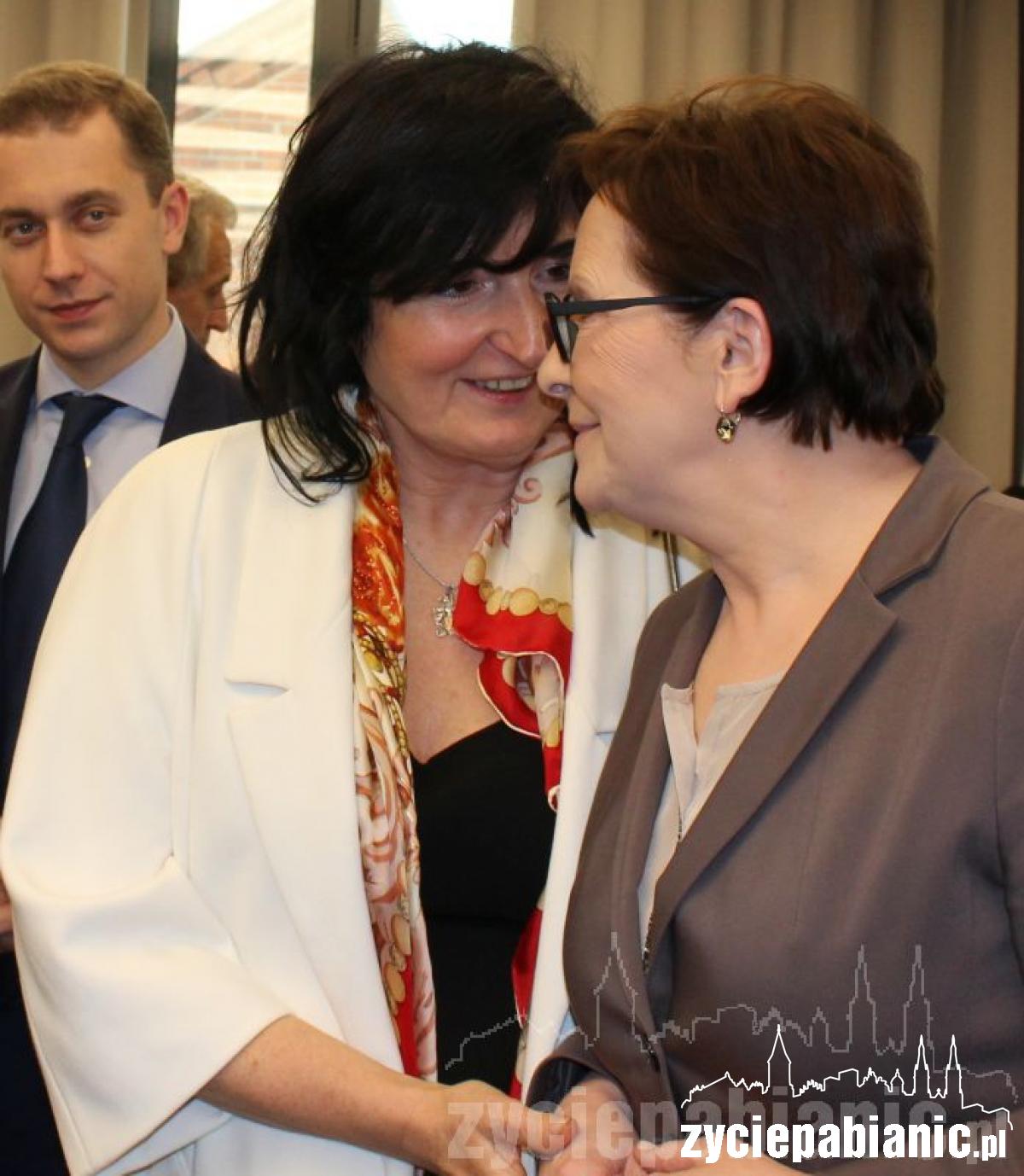 Pani premier zjadła lunch w Fabryce Wełny