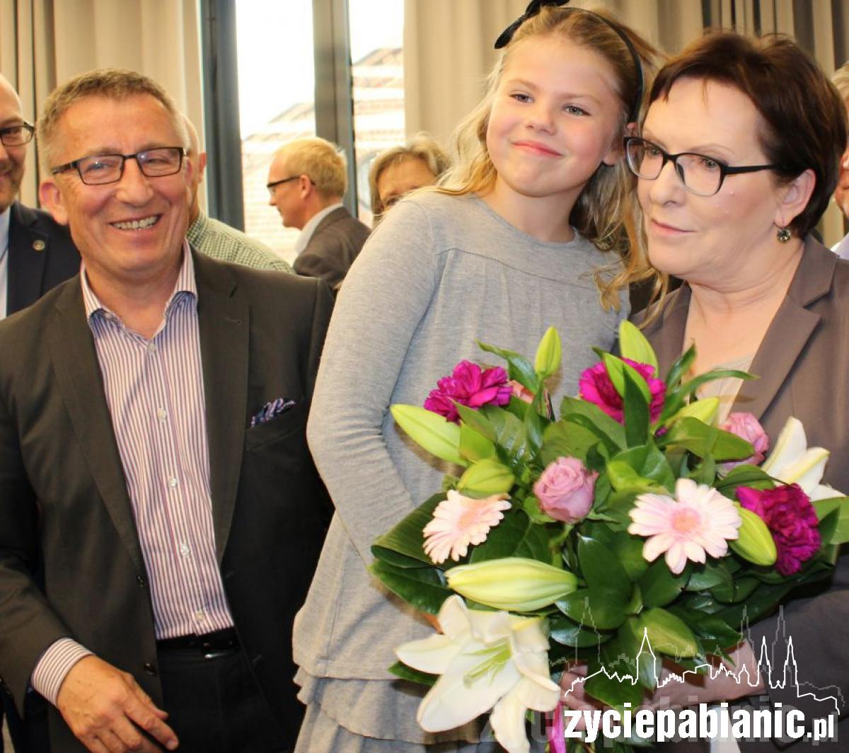 Pani premier zjadła lunch w Fabryce Wełny