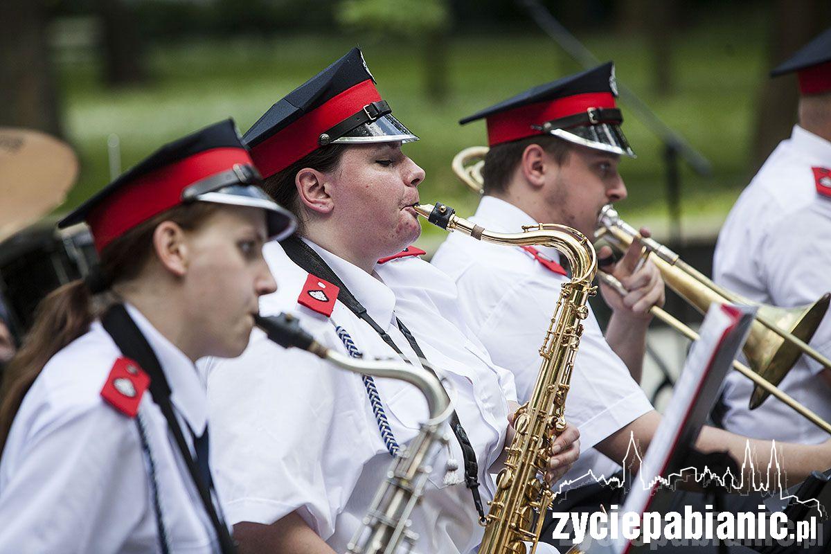 300 strażaków przyjechało do Pabianic