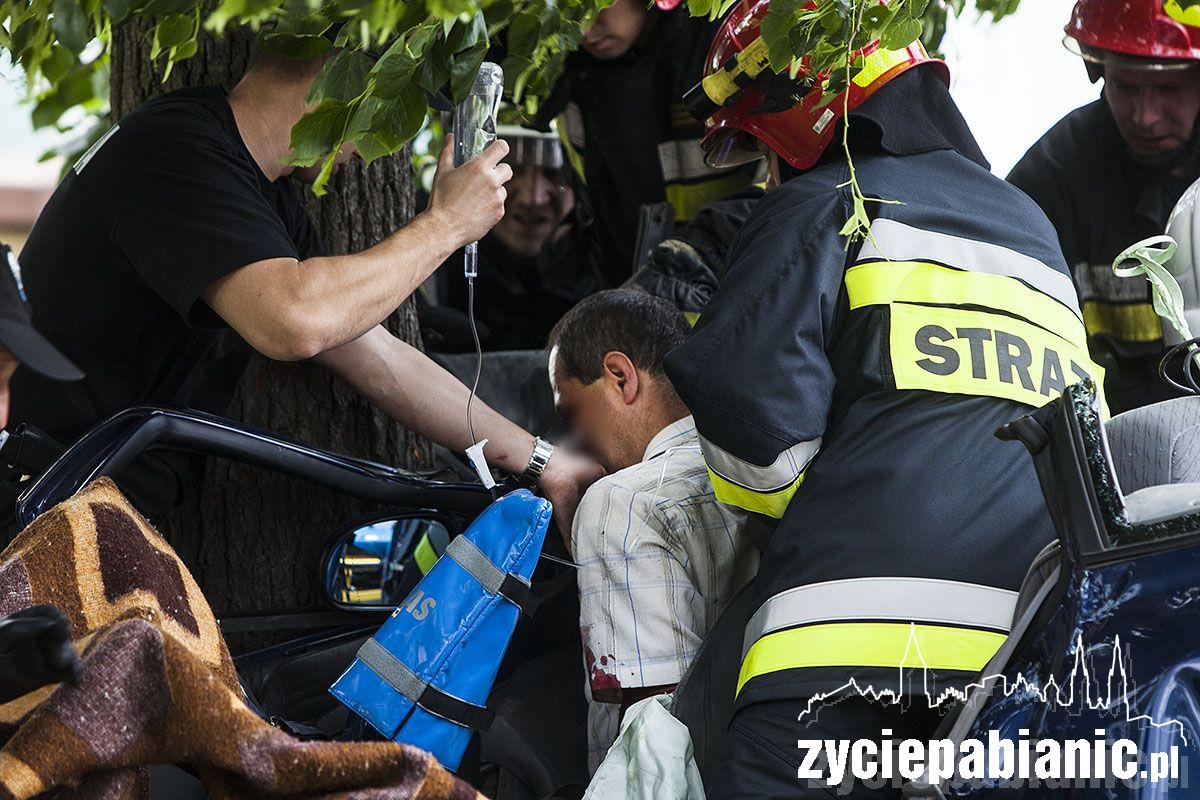 Wypadek w Ksawerowie