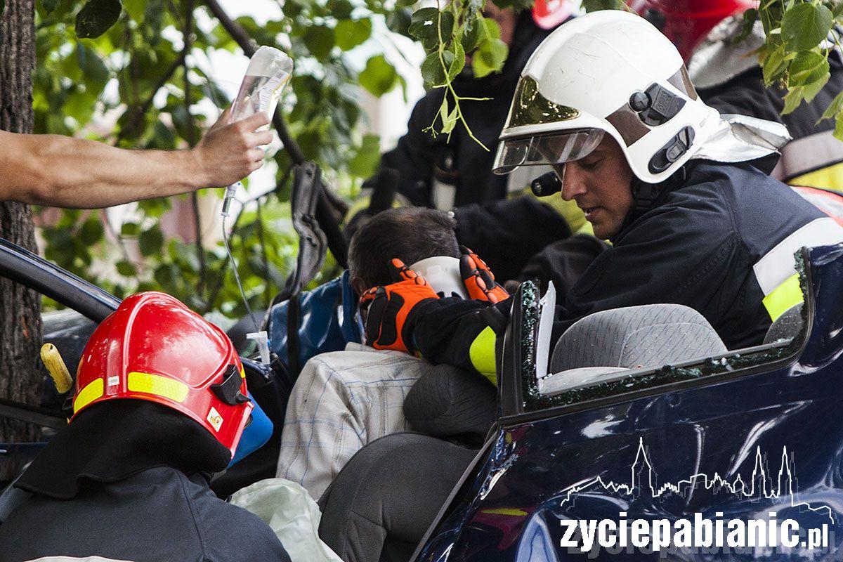 Wypadek w Ksawerowie