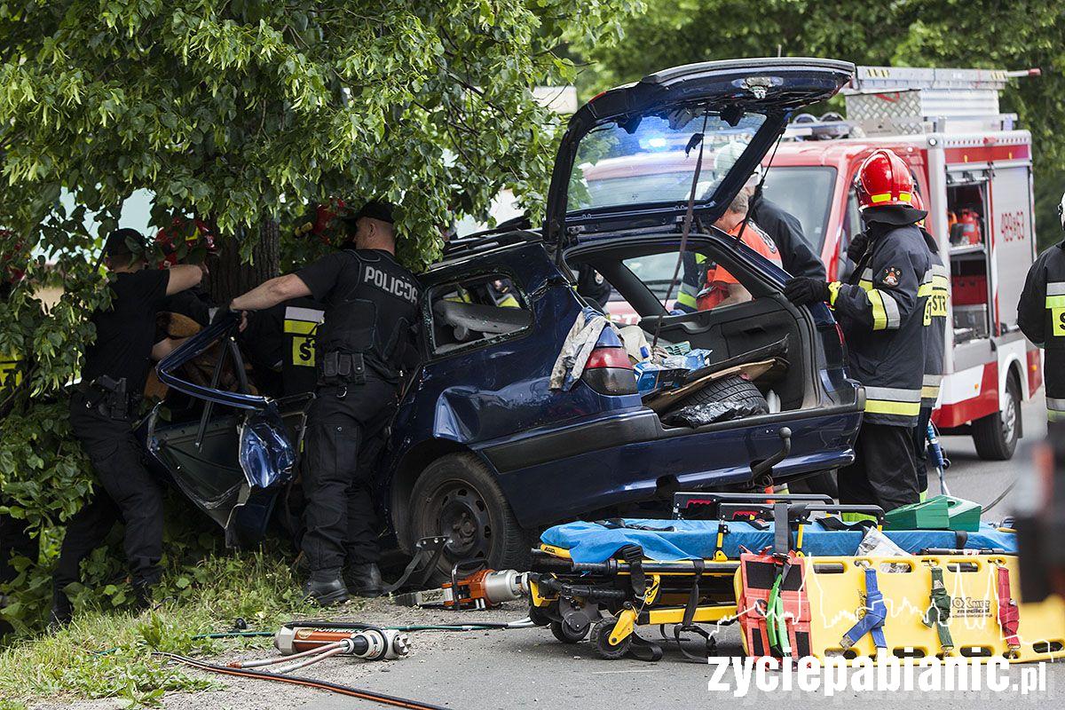 Wypadek w Ksawerowie