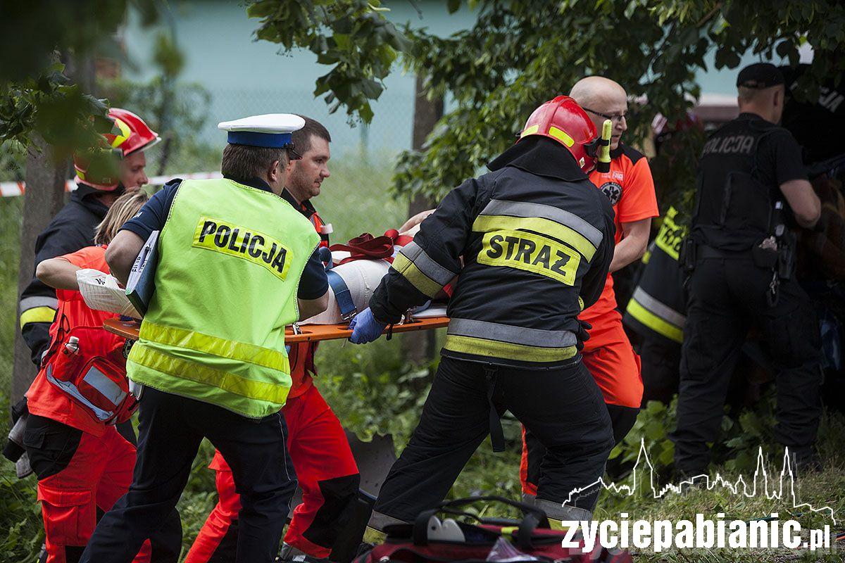 Wypadek w Ksawerowie