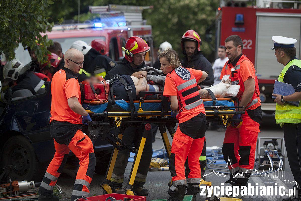 Wypadek w Ksawerowie