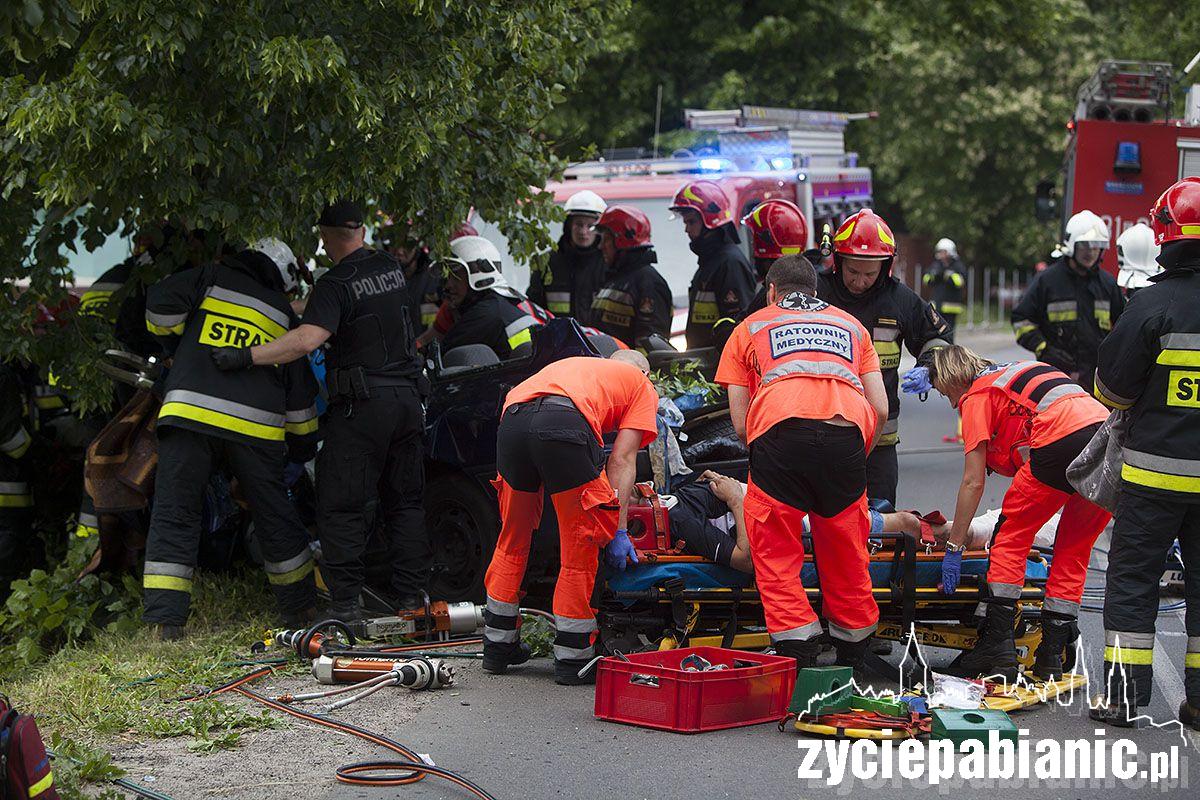 Wypadek w Ksawerowie