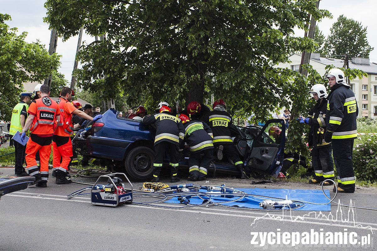 Wypadek w Ksawerowie