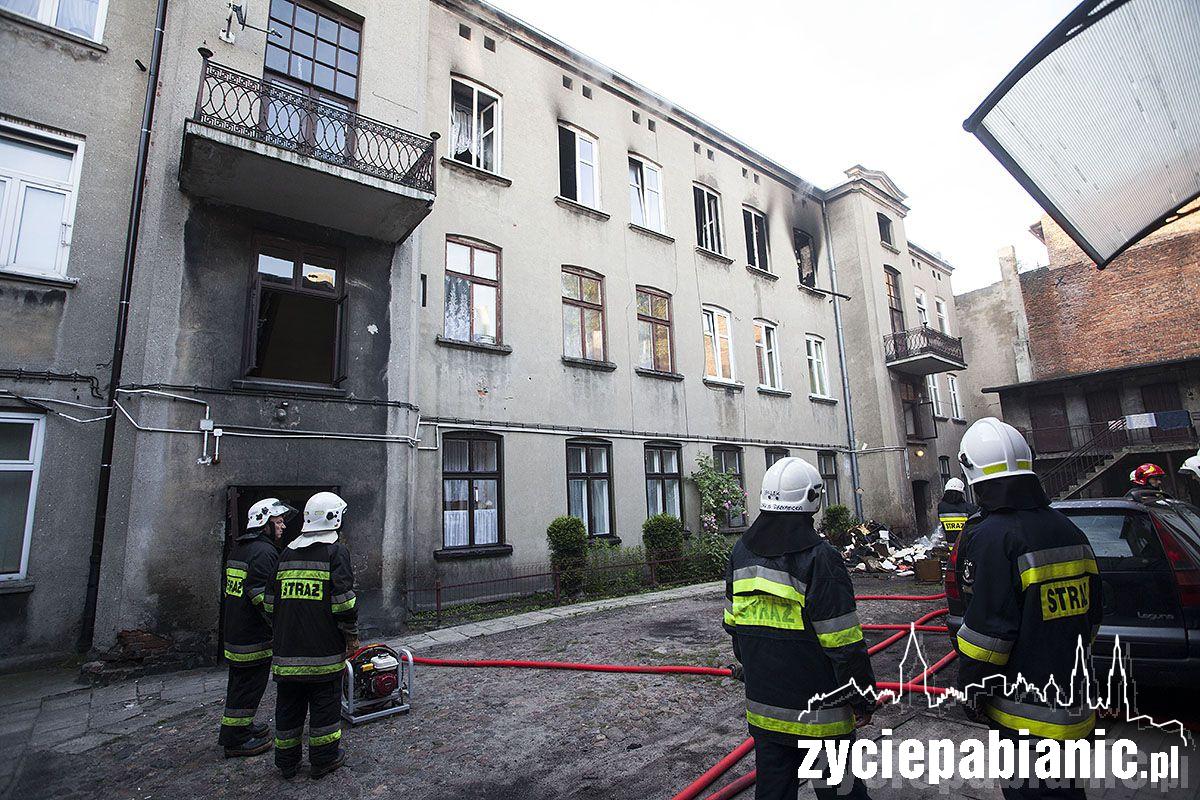 Pożar kamienicy