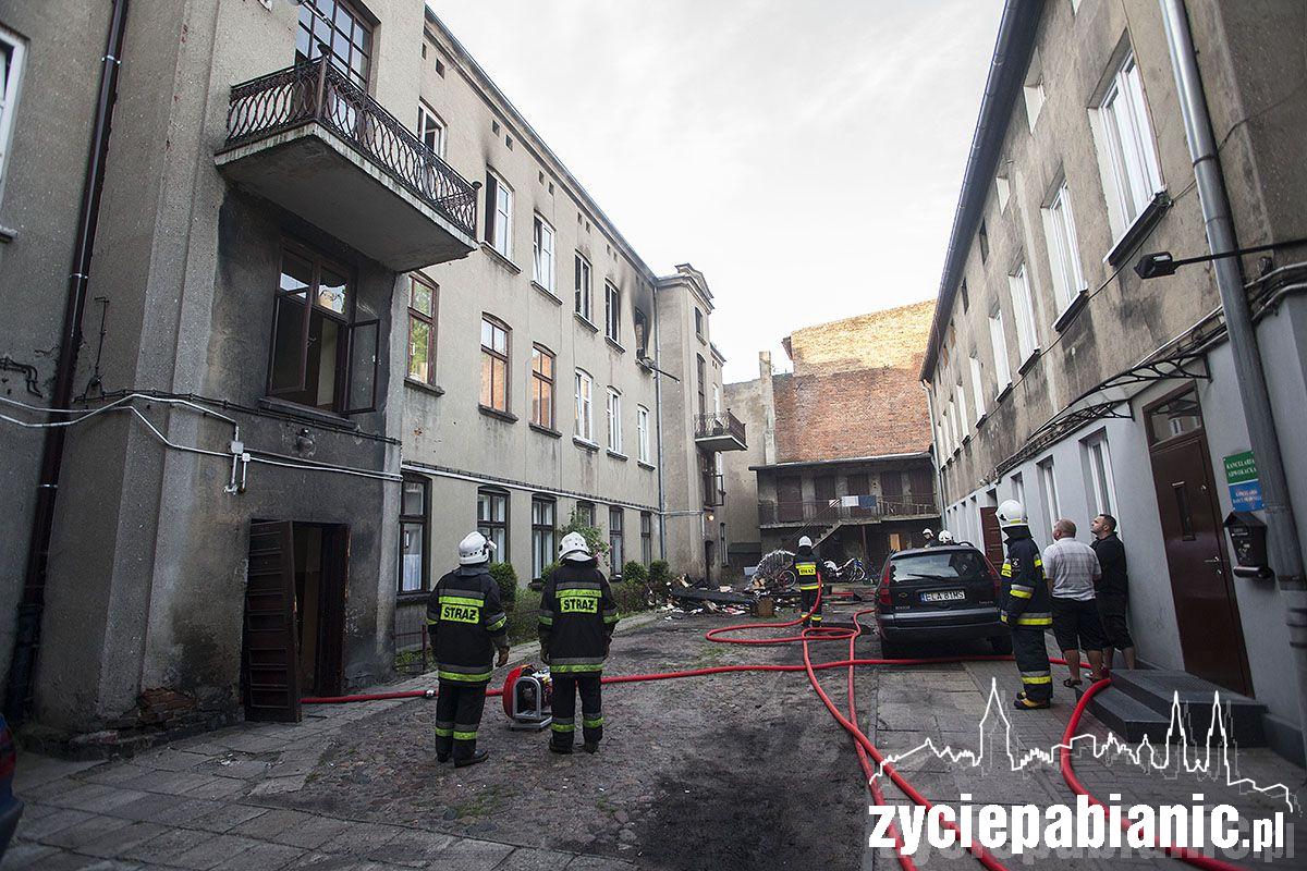 Pożar kamienicy