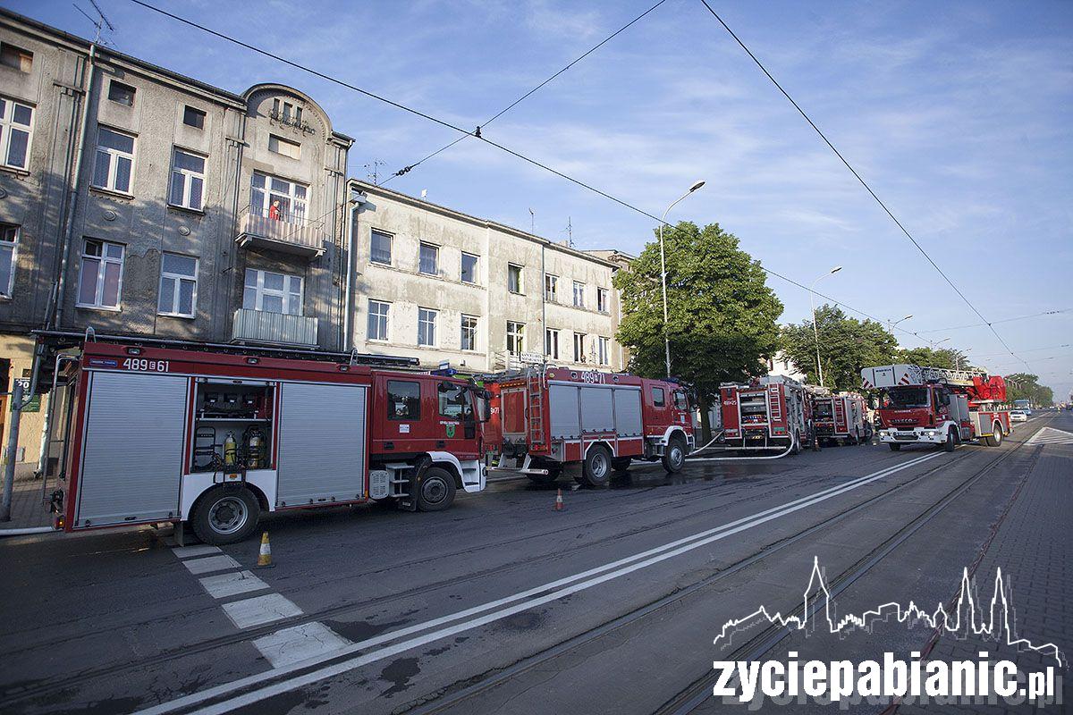 Pożar kamienicy