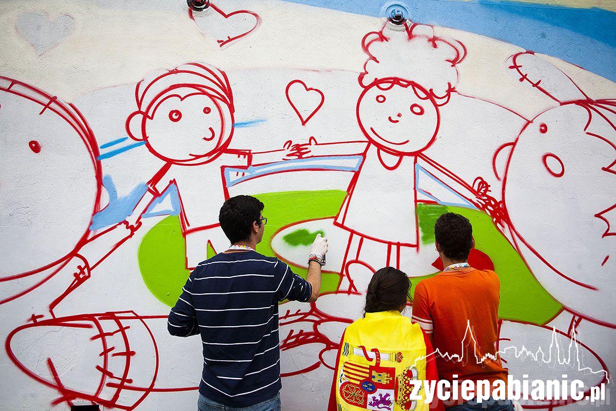 Nowy mural w Pabianicach