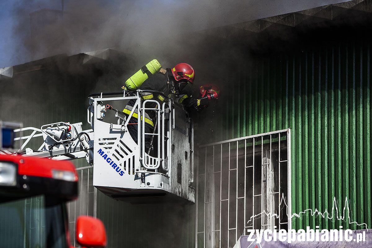 Pożar przy ulicy Toruńskiej