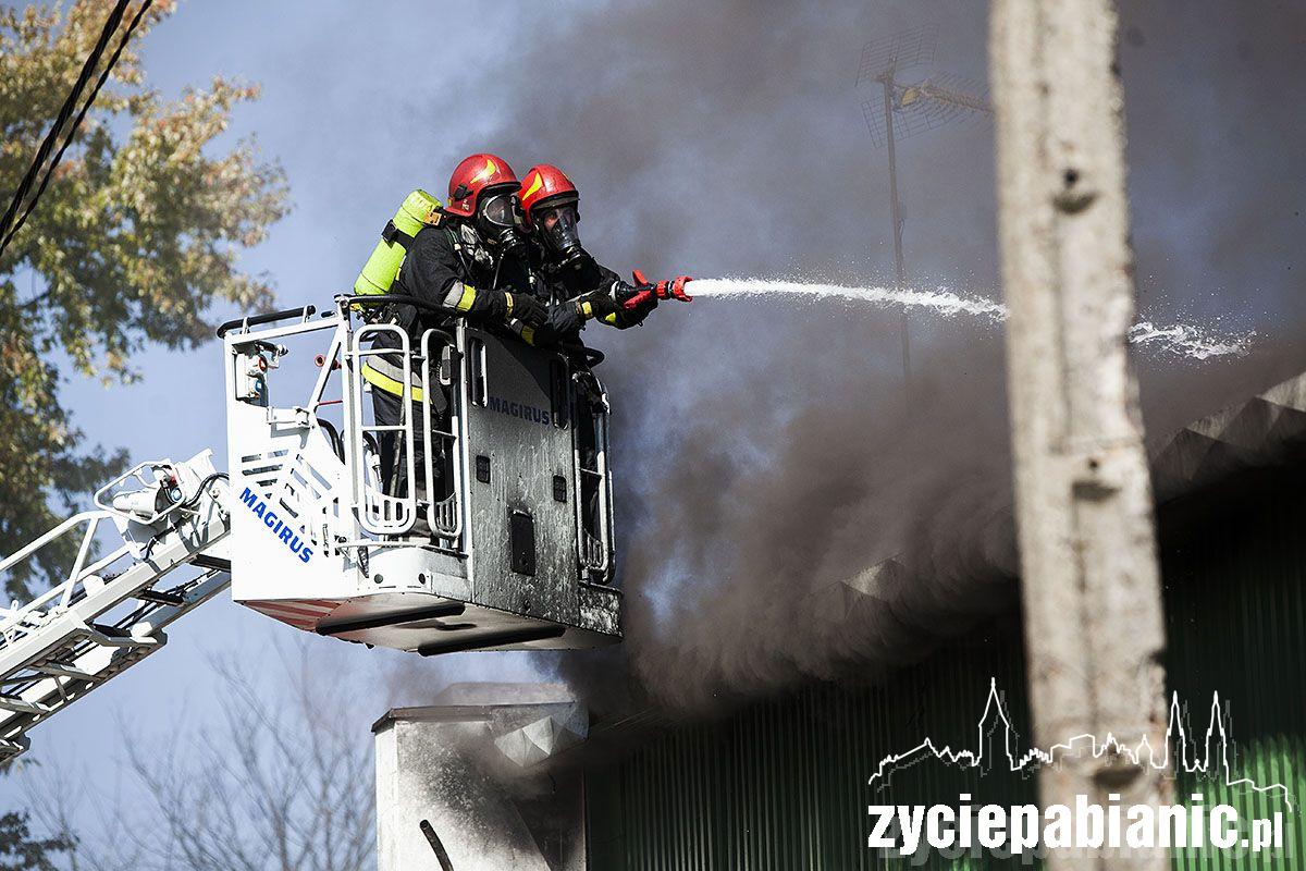Pożar przy ulicy Toruńskiej