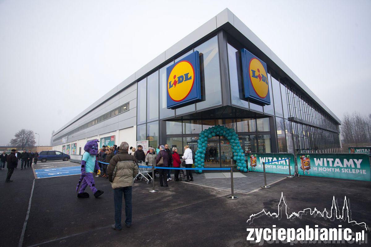 Otwarcie Lidla przy ul. Łaskiej