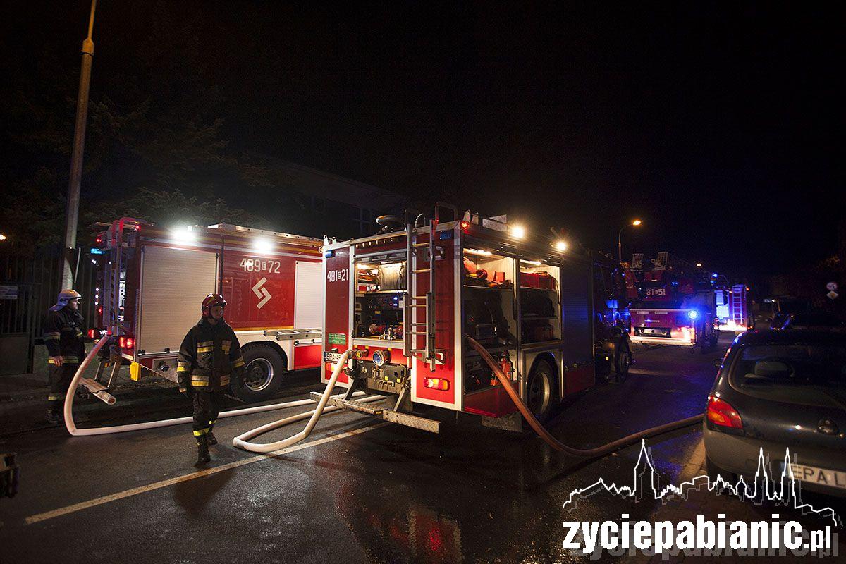 Pożar w kamienicy na ul. św. Rocha