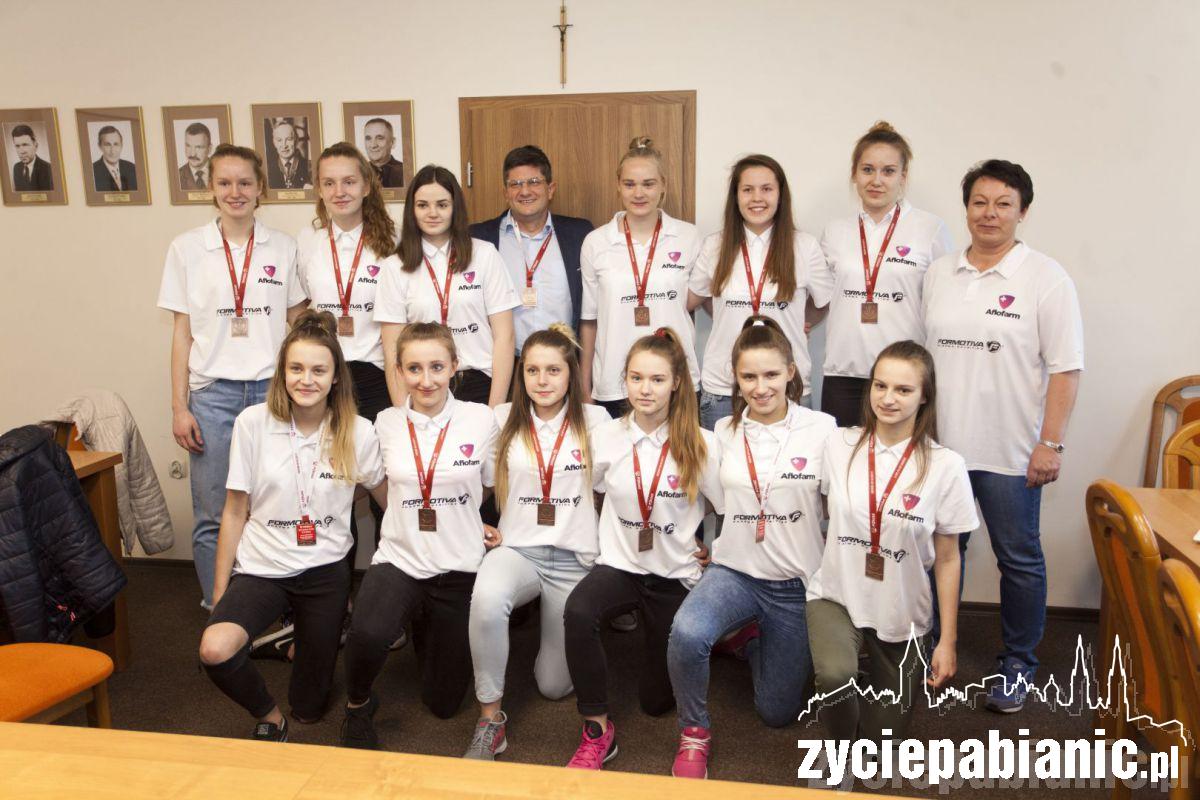 Koszykarki u prezydenta