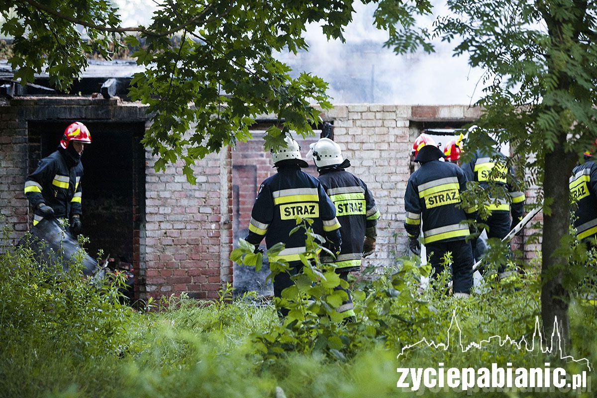Pożar przy ul. Piłsudskiego