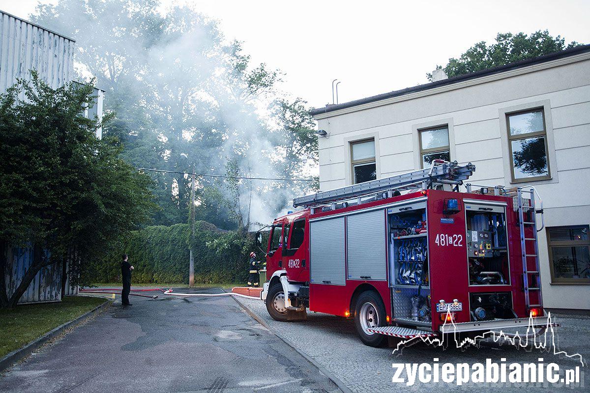 Pożar przy ul. Piłsudskiego