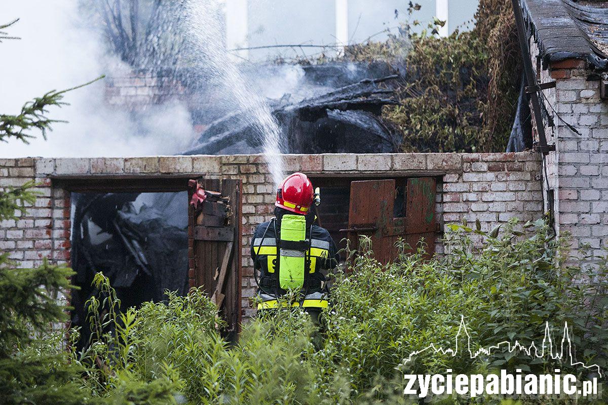 Pożar przy ul. Piłsudskiego