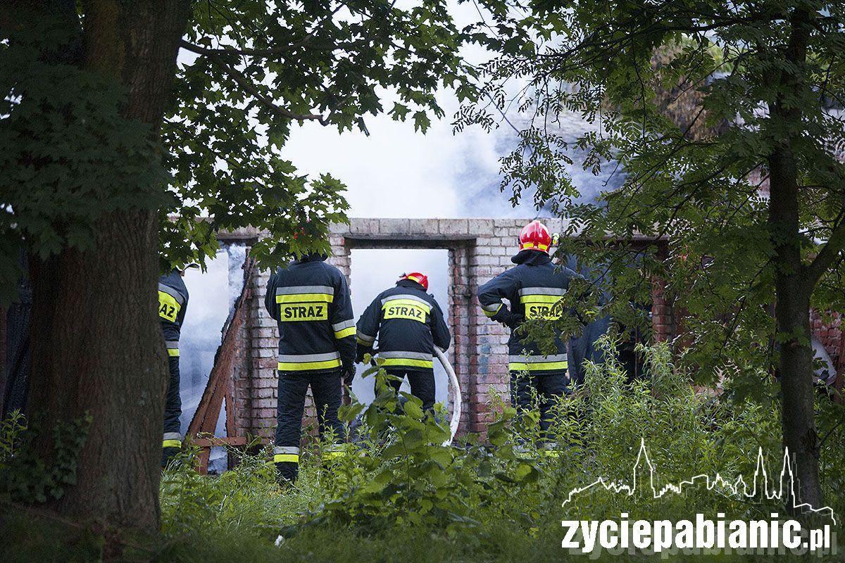 Pożar przy ul. Piłsudskiego