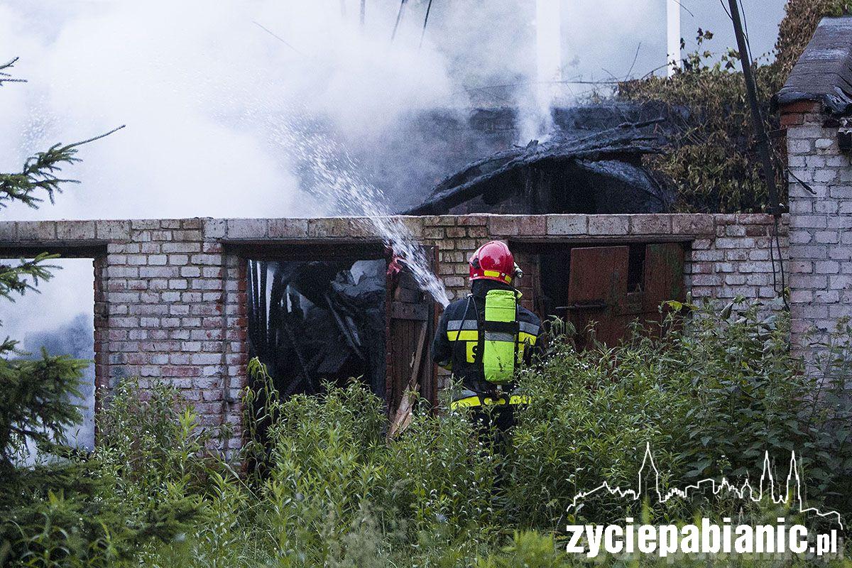 Pożar przy ul. Piłsudskiego